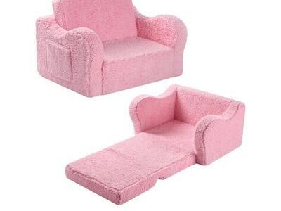 NEW Pink Folding toddler Chair Sofa flip Out