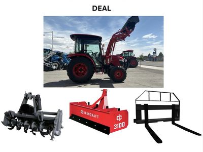 TYM 4820CH Tractor PACKAGE DEAL!