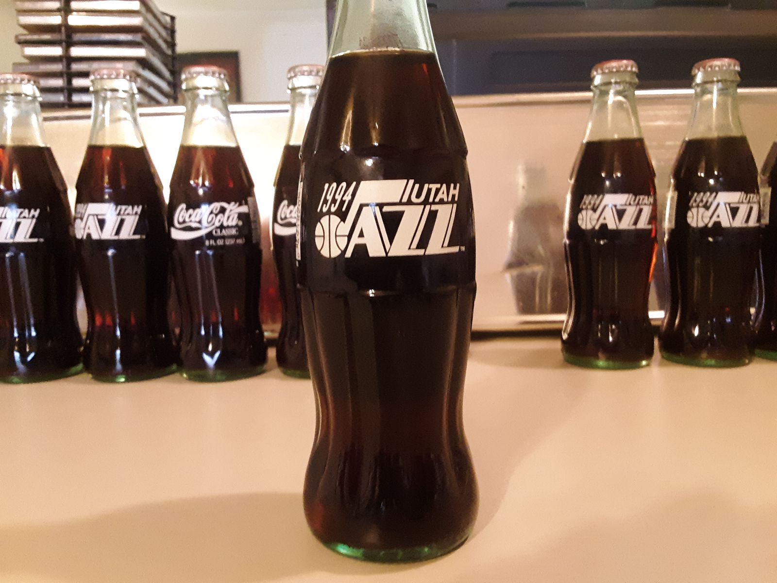 Coke Bottles 1994 Jazz NBA Basketball