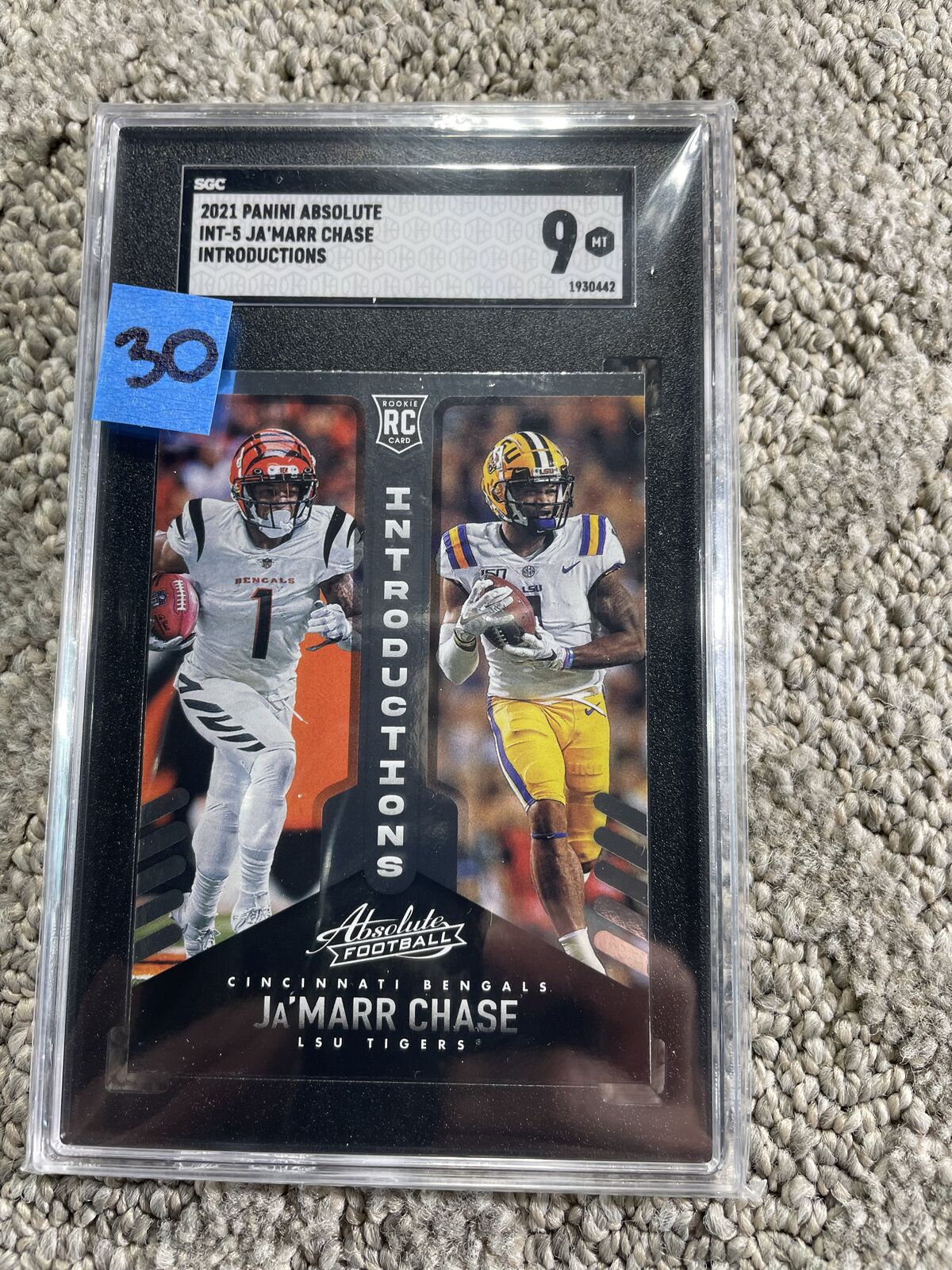 JaMaar Chase Cincinnati Bengals graded slabs 9