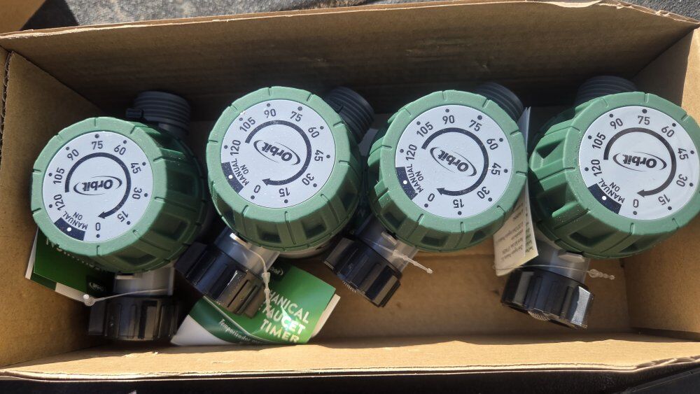 Pack of 4 Orbit Mechanical Timers For Faucets or s