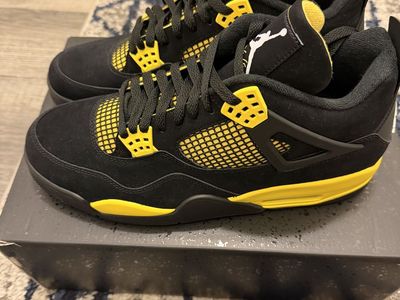 Jordan 4 Yellow Thunder And Jordan 3 Dark Iris
