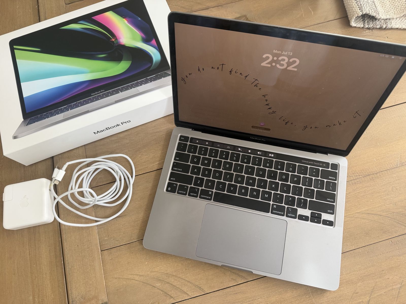 Apple MacBook Pro 13-inch (2020) with M1 Chip, Space Gray, Charger Included