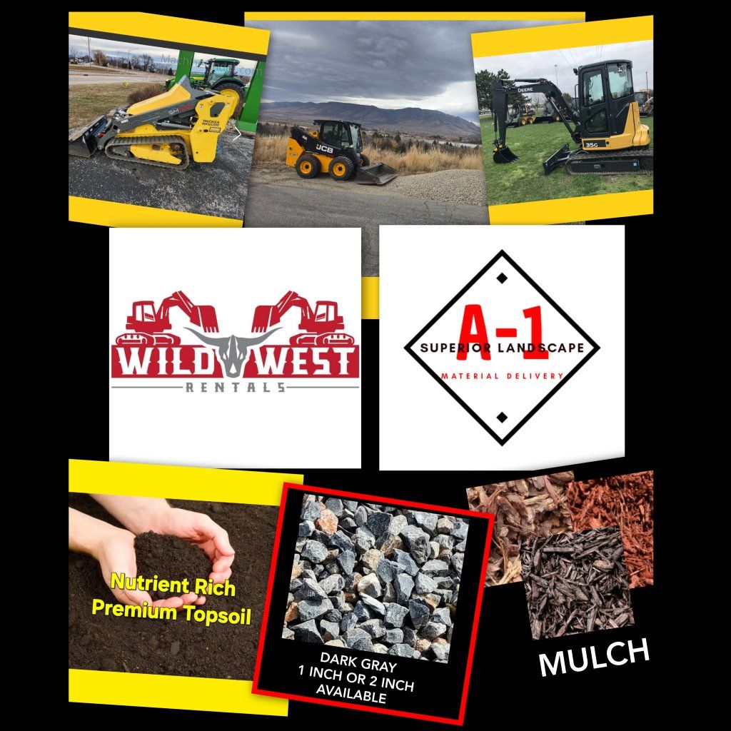 LANDSCAPE ROCKS & CONSTRUCTION EQUIPMENT AVAILABLE -INQUIRE FOR DISCOUNTED PRICING