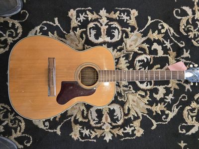 Vintage Harmony Sovereign H1203 Acoustic Guitar - Natural Finish, Made in USA