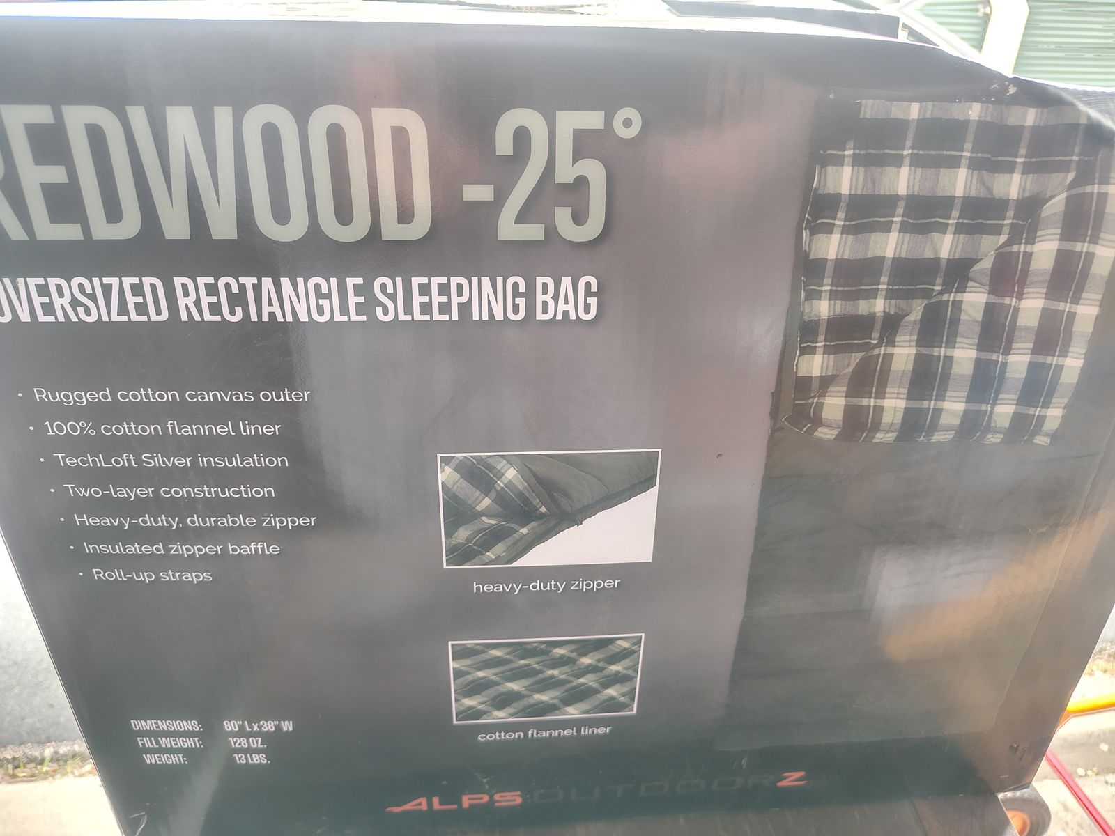 Sleeping Bag — ALPS OutdoorZ Redwood -25°