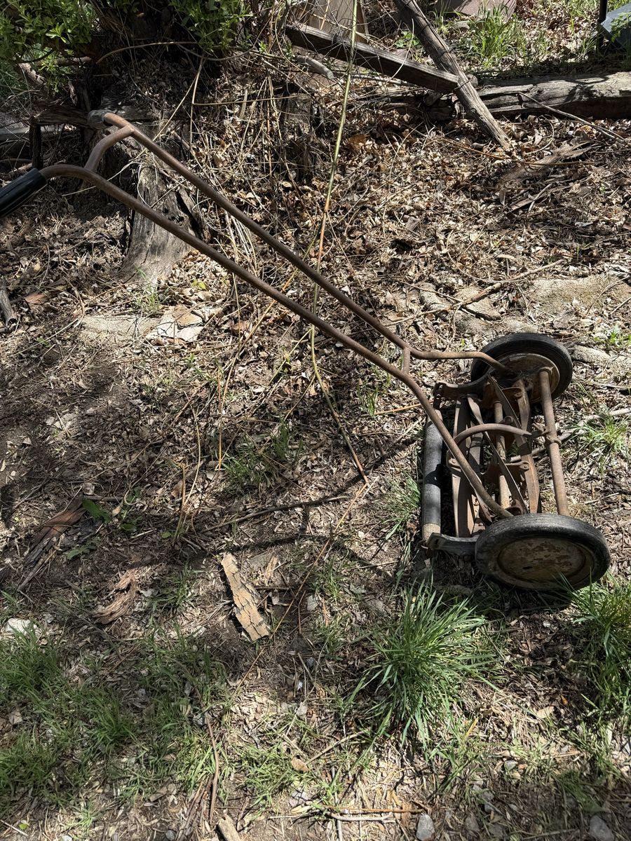 Antique Push Grass Cutter