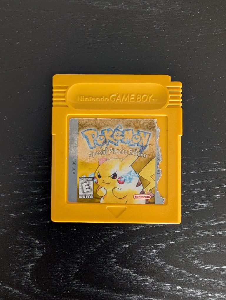 Pokemon Yellow Special Pikachu Edition Nintendo Game Boy Color Original Cartridge
