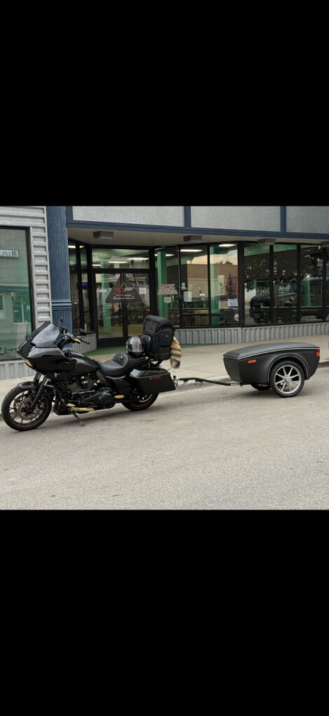 Bushtec Motorcycle Trailer For Harley Honda Indian