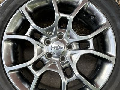 Dodge Charger Challenger OEM 19" Wheel & Tire Set - Chrome Finish, 235/50R19 99V M+S