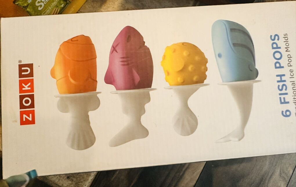 New fish pops popcicle molds