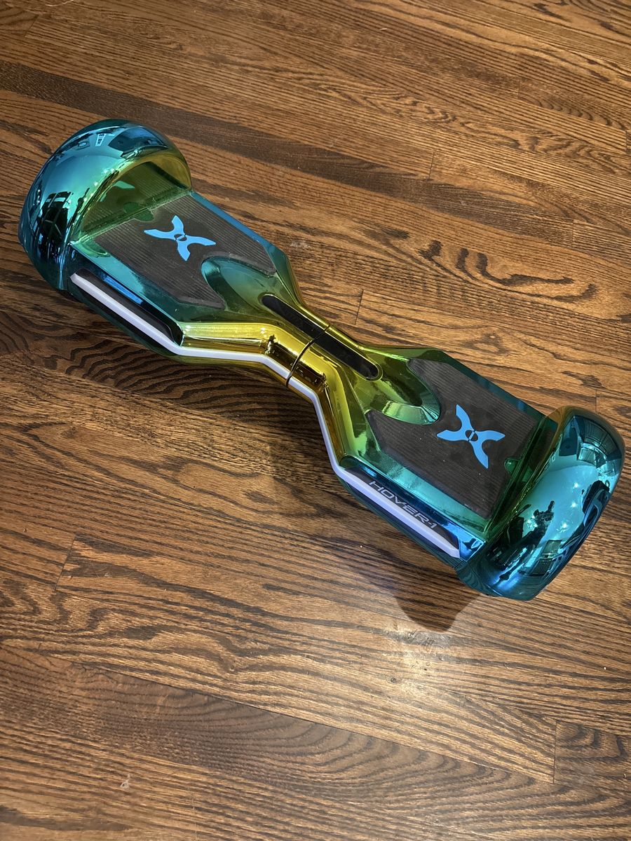 Hover-1 Electric Hoverboard - Blue/Green Self-Balancing Scooter Bluetooth speakers