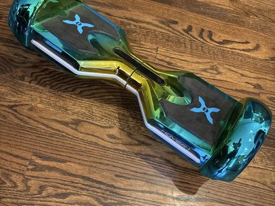 Hover-1 Electric Hoverboard - Blue/Green Self-Balancing Scooter Bluetooth speakers