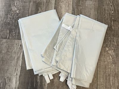 White 10x10 canopy walls