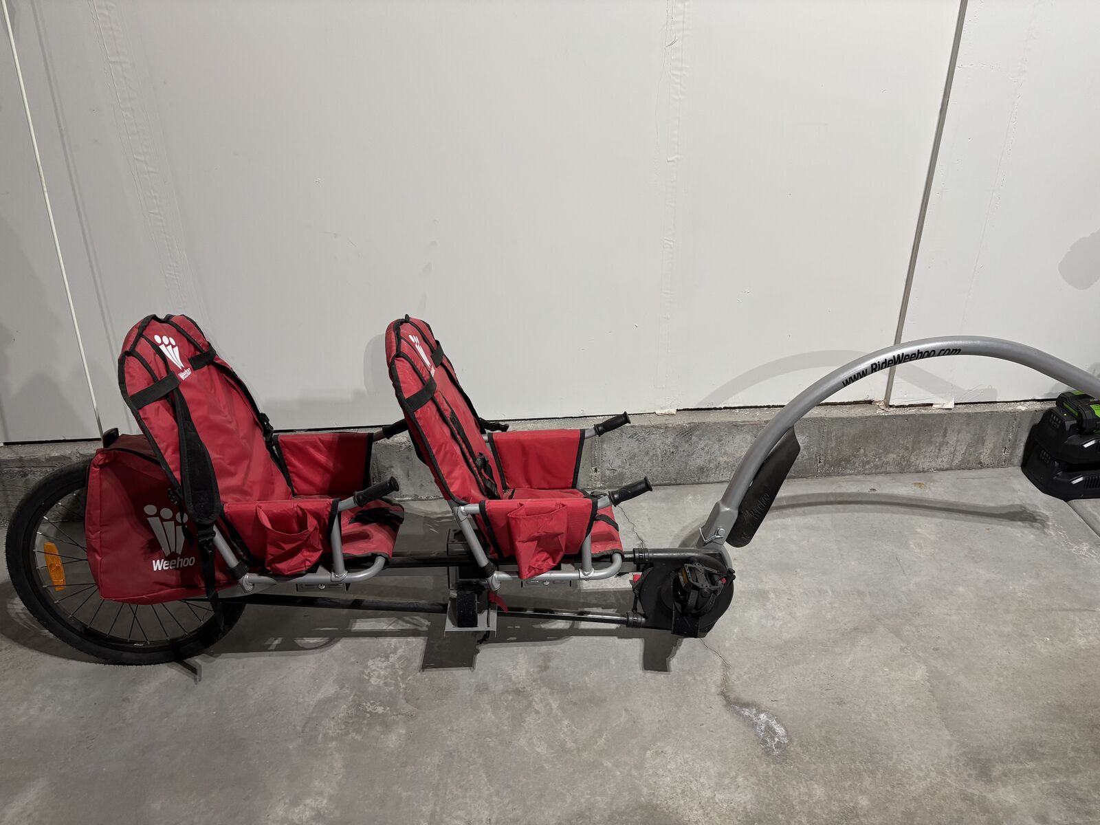 Wee-hoo Tandem Bike Trailer