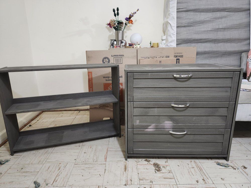 Small Dresser and Book Shelf