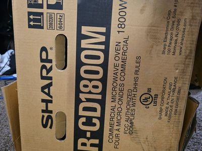 Sharp 1800 watts Microwave