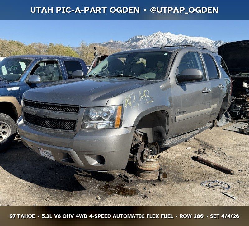 2007 Chevrolet Tahoe GMT900 Parts - UTPAP Ogden