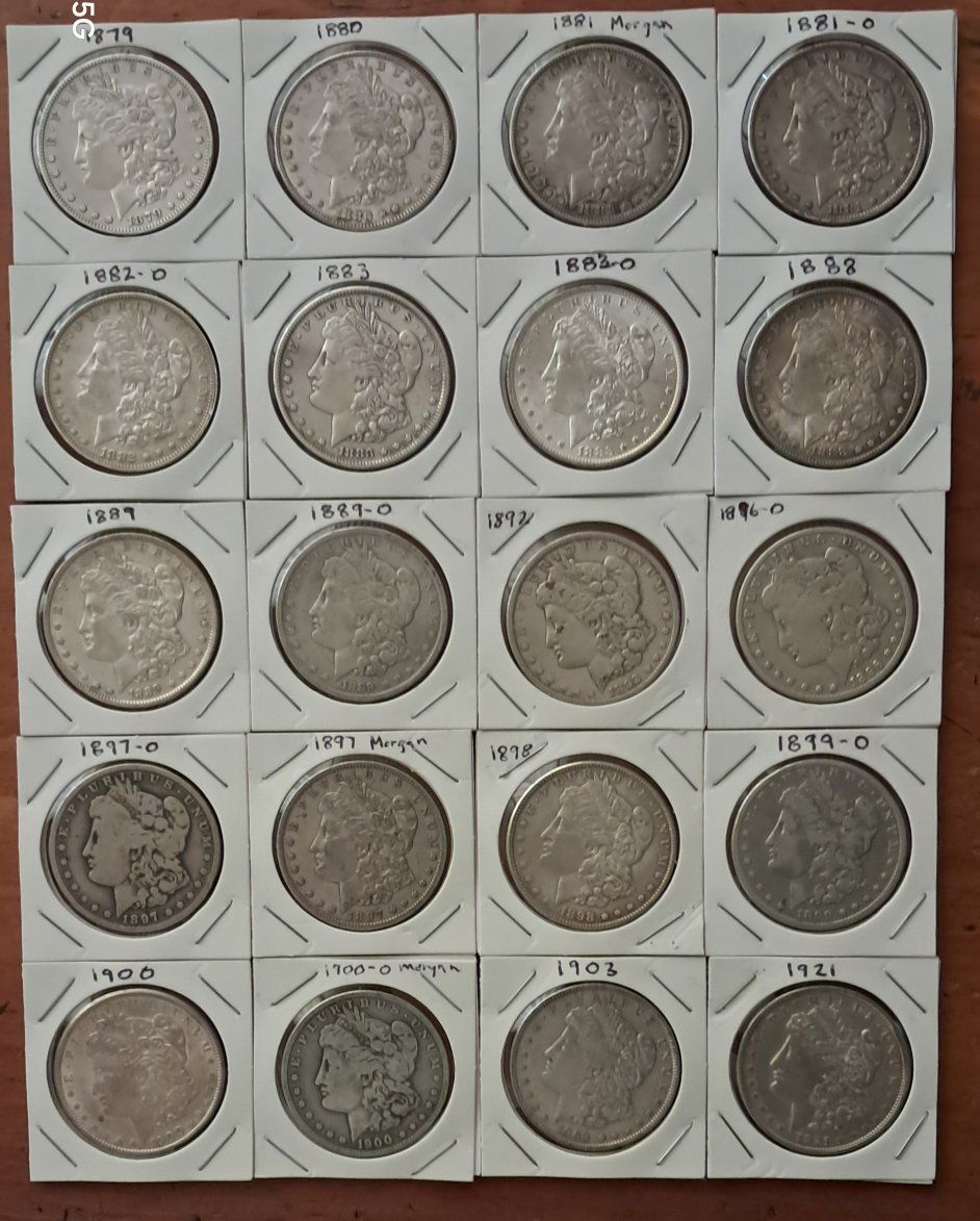 Morgan Silver Dollars Collection 