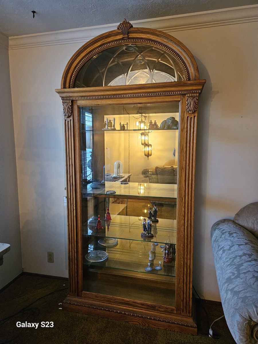 Glass Knick Knack Case