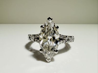 Marquise Cut Lab Grown Diamond Ring