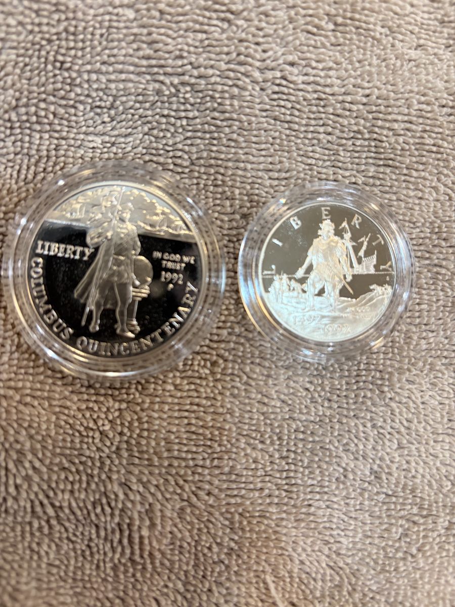 90% Silver Columbus Quincentenary Proof Coin Set