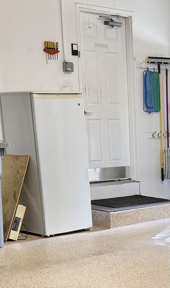 White Upright Freezer - Compact & Efficient Storage