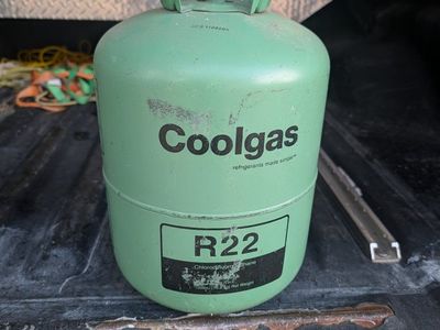 Coolgas R22 Refrigerant Cylinder - Partially Used