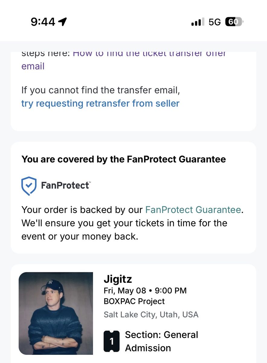 Jigitz Concert Tickets