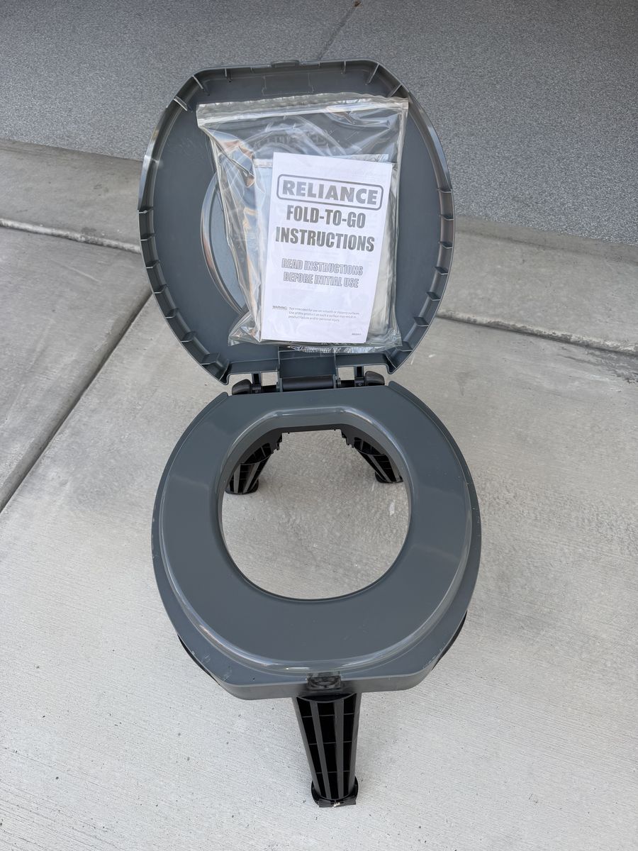 Folding Portable Camp Toilet. New $25