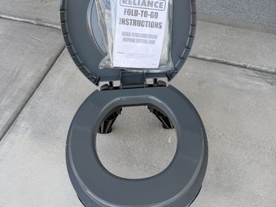 Folding Portable Camp Toilet. New $25