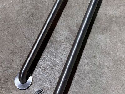 Moen Peened Stainless Grab Bars, 24, 32