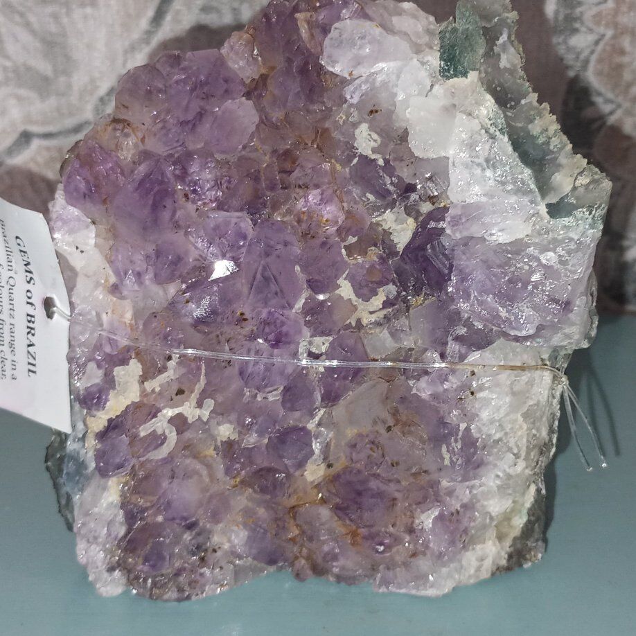 Authentic Brazilian Purple Quartz Cluster Amethyst