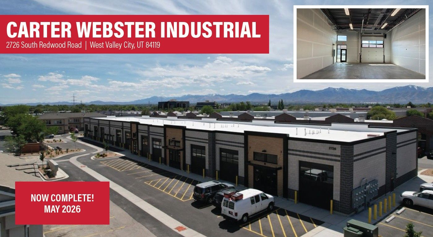 Carter Webster Industrial FOR SALE - 1,044 SF-1,840 SF - West Valley City, UT