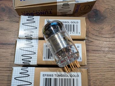 Tung-Sol EF806S Gold Electron Tube - New in Box (4-Pack available)
