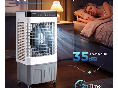New Costway 3-in-1 Evaporative Air Cooler Swamp AC Unit, Portable Room Cooler, Apartment Office, Bedroom, Humidifier Fan