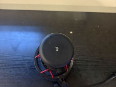 HyperX QuadCast S USB Condenser Gaming Microphone - Black/Red with Red Lighting