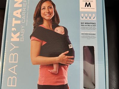 Baby K'tan Original Baby Carrier - Purple, Size M, No Wrapping, Machine Washable