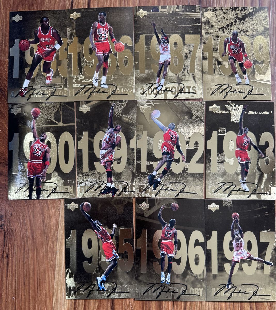 Michael Jordan Upper Deck Gatorade Trading Cards