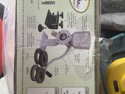 Wondermill Wonder Junior Hand Grain Mill - Efficient & Durable with Multiple Burr Sets, New in Box