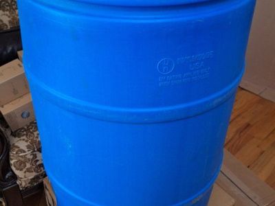 55 Gallon Water Barrel Drum jug