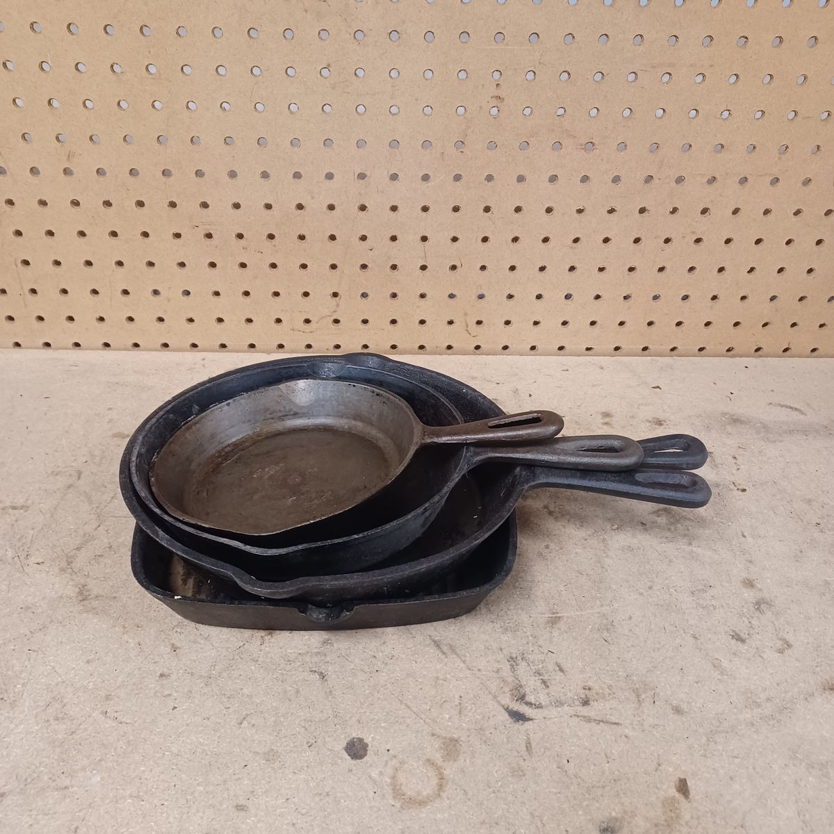 Cast iron skillets. All for $35