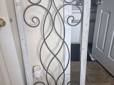 Wooden and metal wall decor