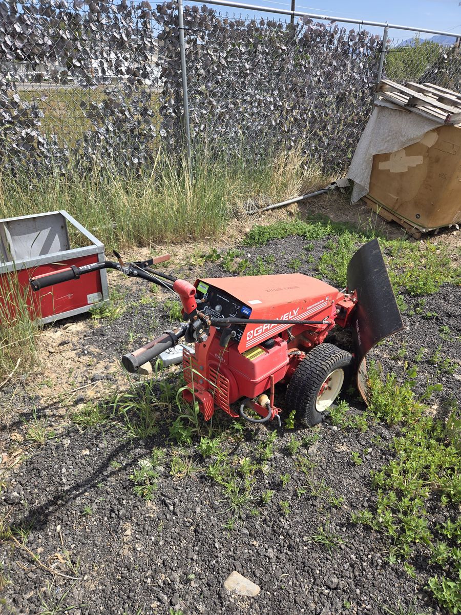 Gravely Professional 8 walk behind with plow