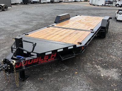 7x22 Double A Pro Series CT Tilt Trailer - 15.4K GVWR -