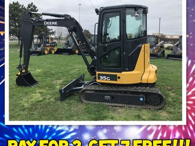 MINI EXCAVATOR RENTAL AVAILABLE- PAY FOR 3, GET 7 FREE