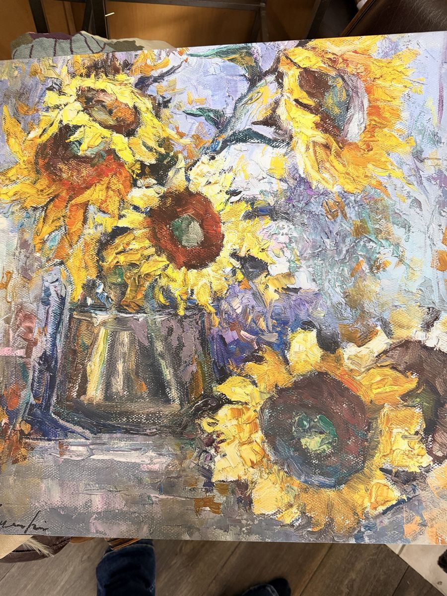 Sunflower Signed Print 24”24”