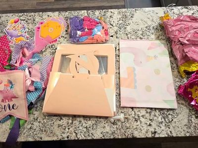 Birthday party decor One-a-saurus