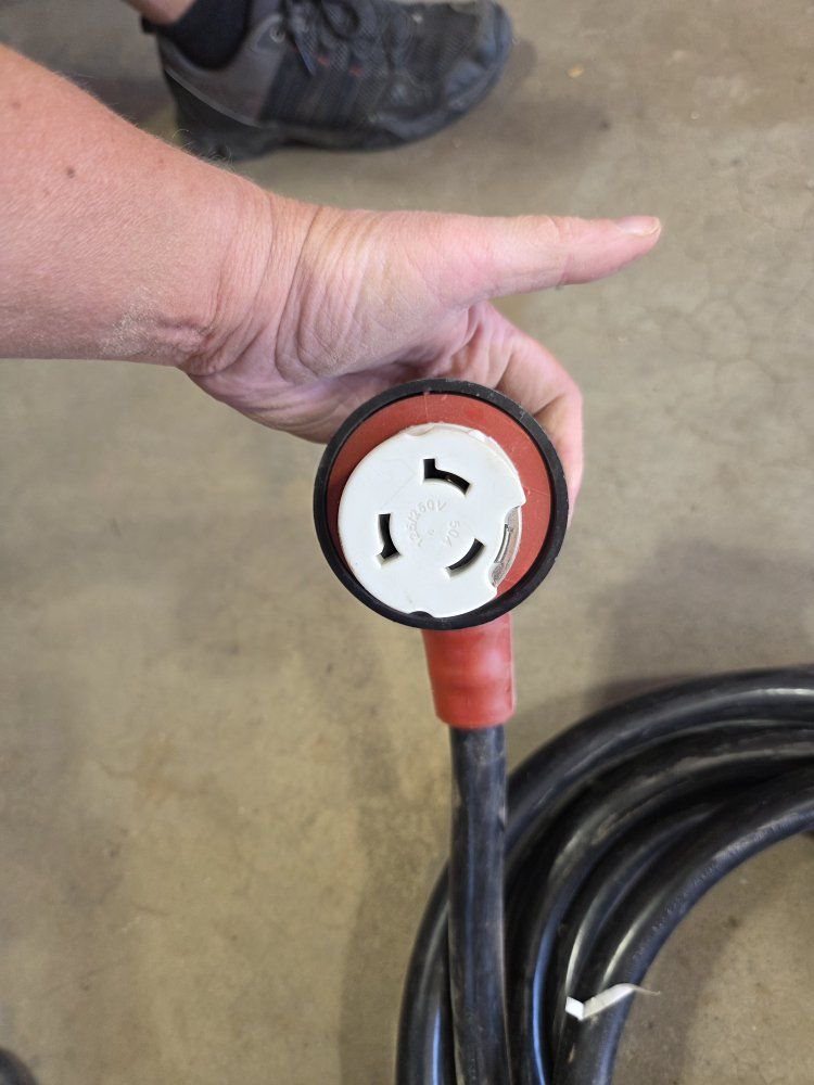 25' 50 Amp locking RV power cord