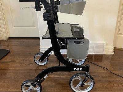 Drive Medical Nitro Rollator F-22 (Used) - Lightweight Folding Walker with Seat & Storage